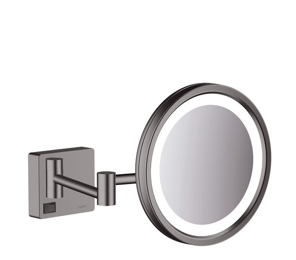 Miroir cosmétique Hansgrohe AddStoris brushed black chrome image number 0