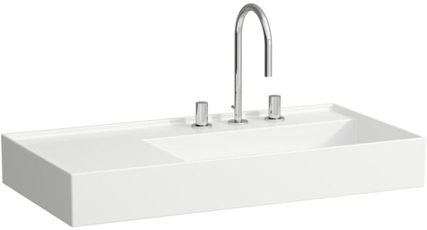 Waschtisch Laufen Kartell 90 x 46 cm Weiss Cleaneffekt image number 0