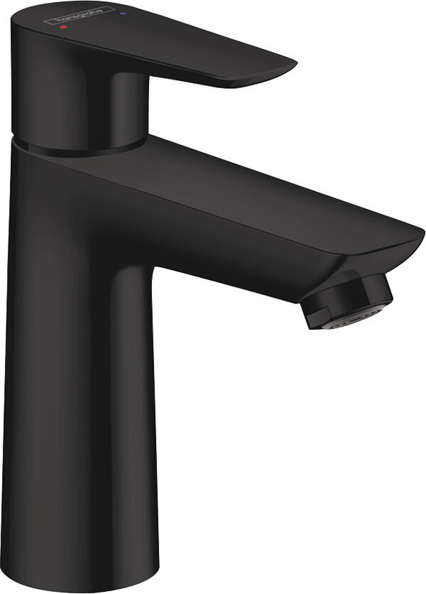 Einlochmischer Hansgrohe Talis E 110 Schwarz matt image number 0