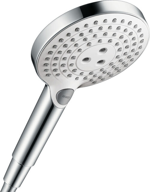 Handbrause Hansgrohe Raindance Select S 120 Eco Smart verchromt-weiss