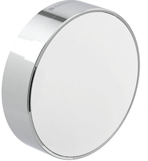 Rosace d'actionnement Geberit Split blanc anneau: chromé brillant