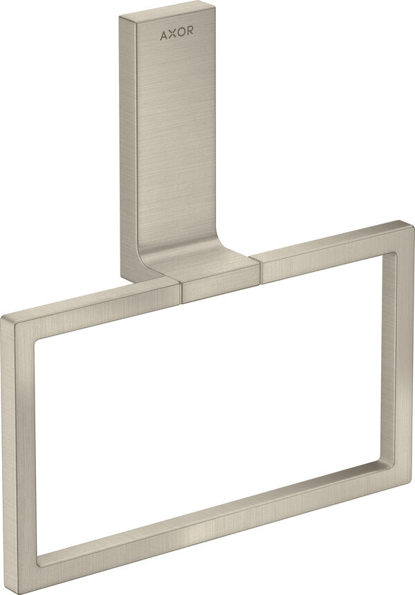 Handtuchring Axor Universal Rectangular Brushed nickel image number 0