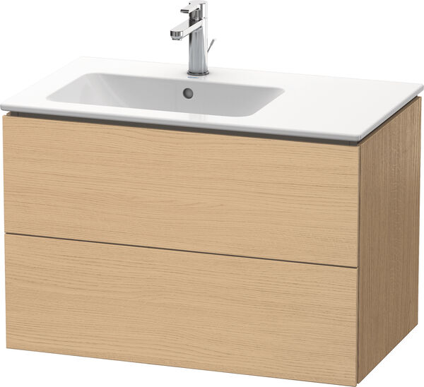 Armadio sottolavabo Duravit L-Cube, l: 82 cm, a: 55 cm p: 48,1 cm 2 cassetti Tip-on image number 0