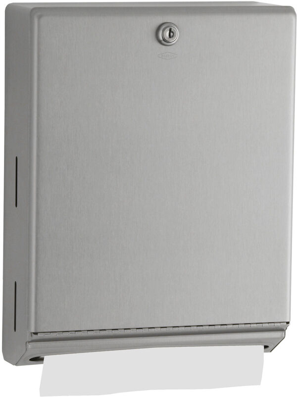 Distributeur d'essuie-mains en papier Bobrick-Econom acier inoxydable mat image number 0