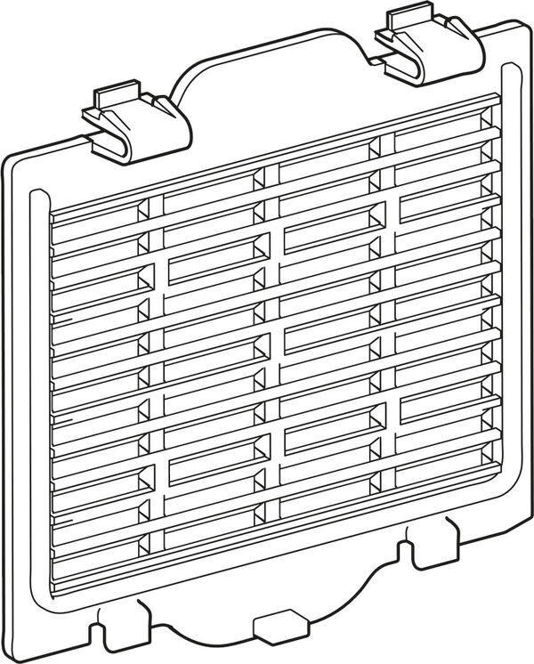 Abdeckung für Filterfach Geberit AquaClean Weiss image number 0