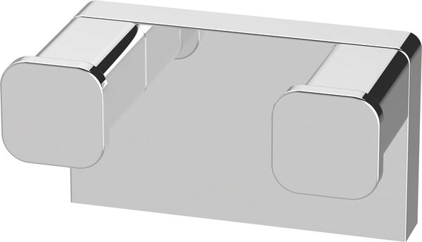 Gancio portasciugamani Alterna direta, doppio, montaggio incollaggio o foratura image number 0