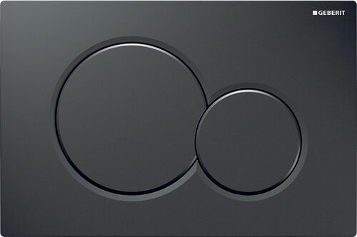 Placca di comando Geberit Sigma01 round Nero RAL 9005