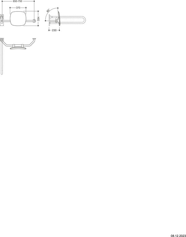 Dossier Hewi 805 acier inoxydable mat Dossier blanc signalisation image number 1