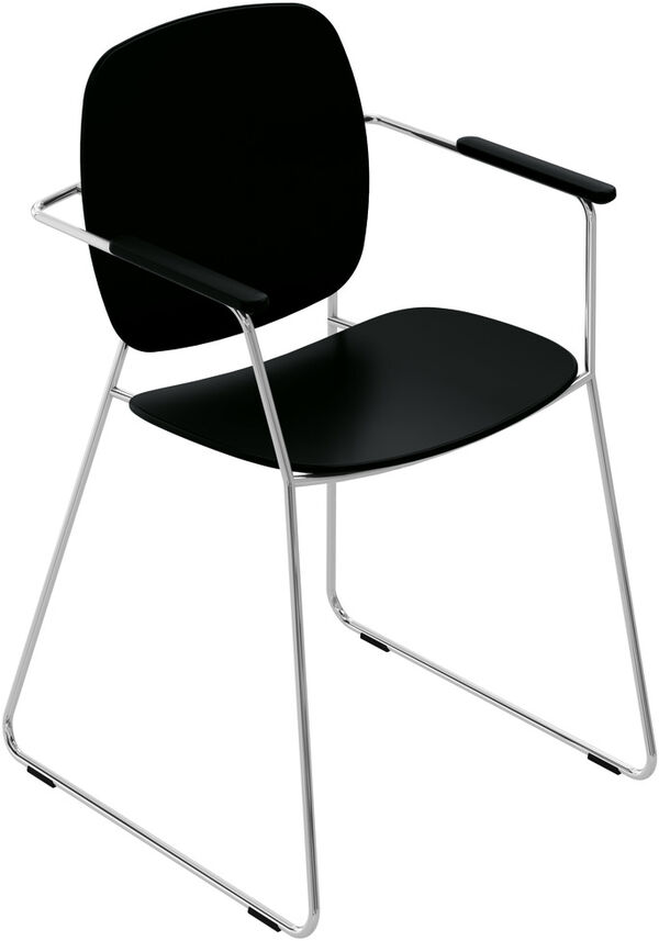 Chaise de salle de bain Hewi Noir image number 0