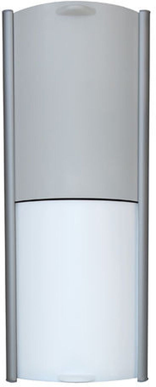 Duschenablage Duscholux Showerbox Silbereloxiert weiss-grau