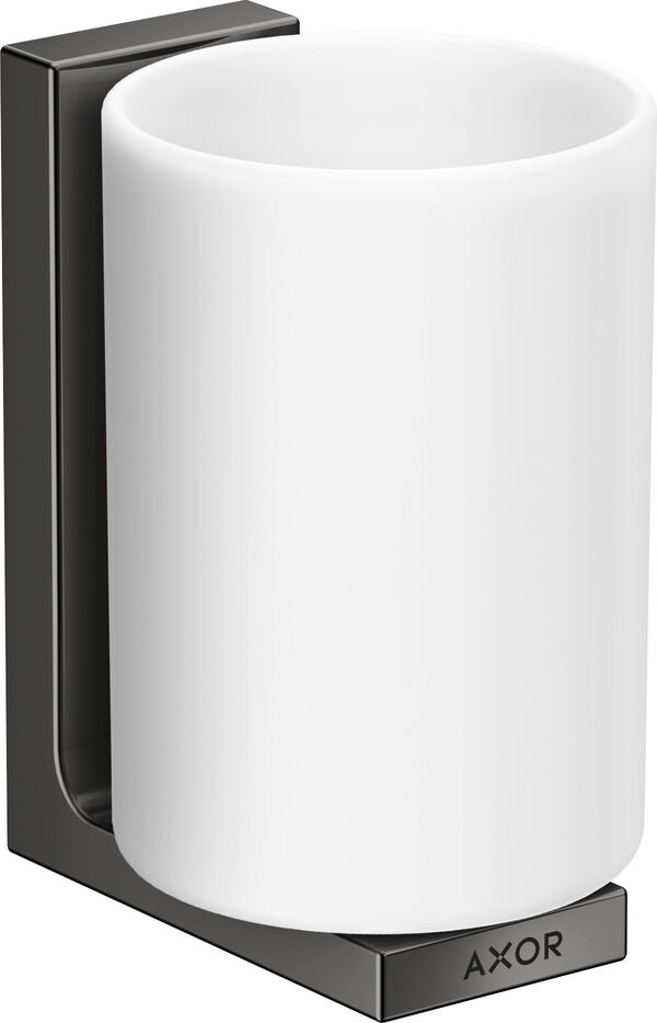 Porte-verre Axor Universal Rectangular Polished black chrom image number 0