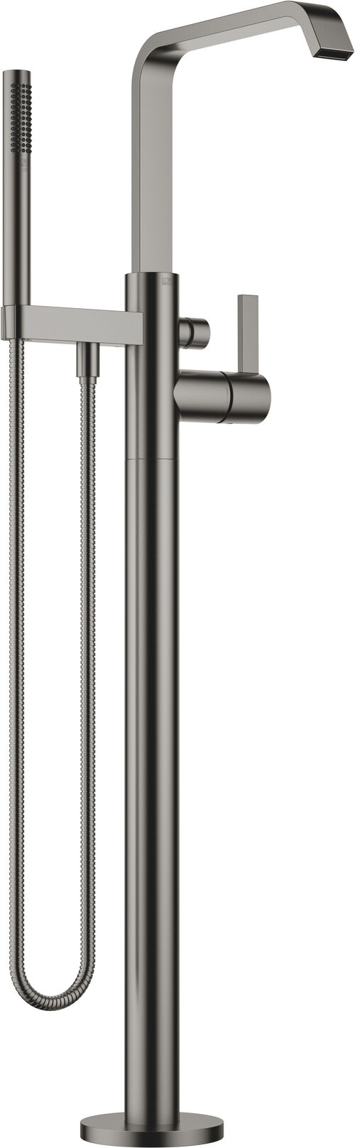 Bademischer Dornbracht Imo-Standmodell Dark platinum matt mit Luftsprudler