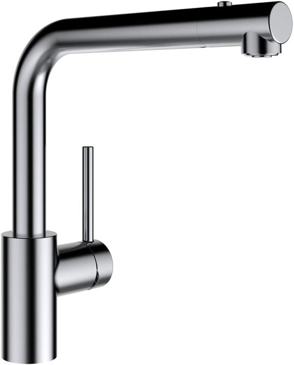 Miscelatore monocomando per lavello Laufen Twinplus, bocca mobile 360&deg;, s 225 mm, doccia image number 0