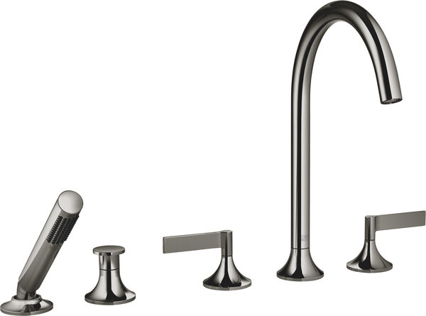 Garniture de remplissage Dornbracht Vaia 5-trous Dark chrome image number 0