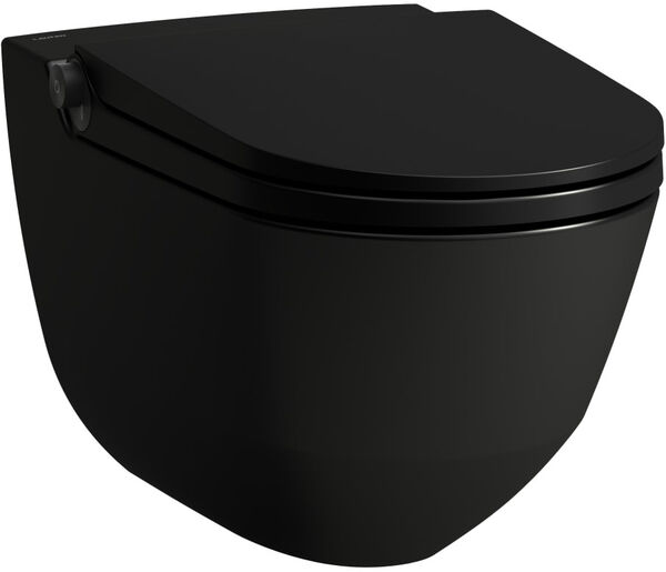 , Wandklosett rimless, für Einbauspülkasten, Abgang waagrecht, Klosettsitz abnehmbar, image number 0