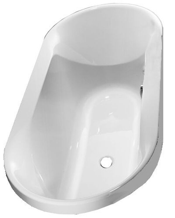 Badewanne Hoesch Spectra oval 180 x 80 cm Weiss image number 0
