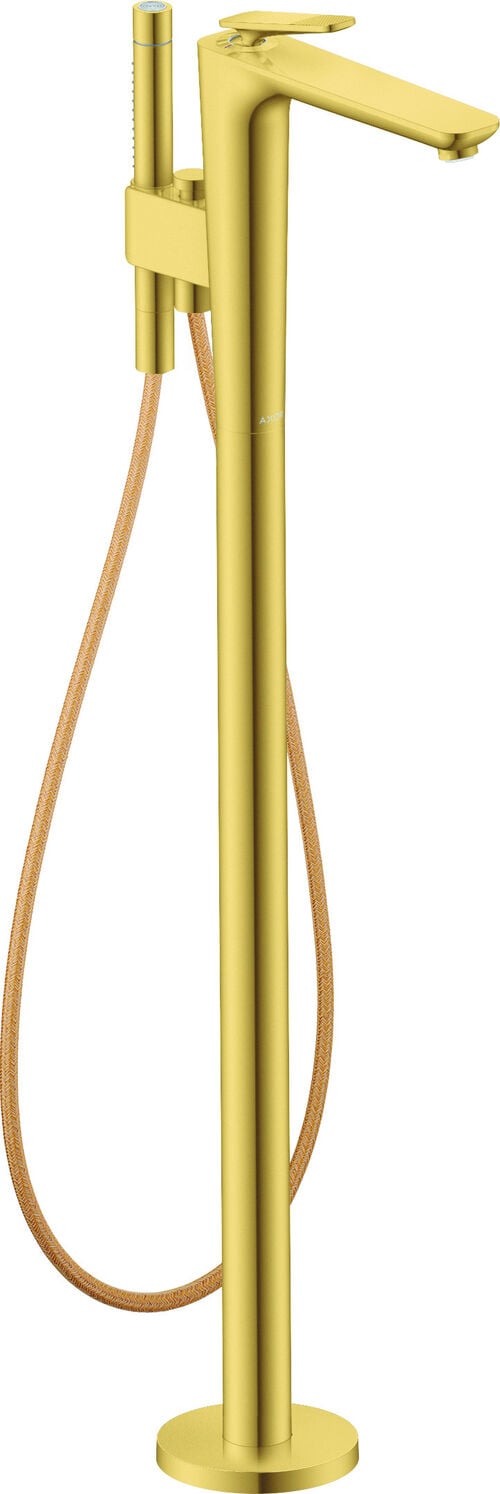 Miscelatore da bagno Axor Citterio C-modello d'appoggio Polished gold optic Cubit cut