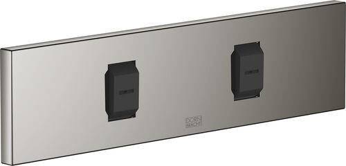Soffione laterale Dornbracht Water Fan ad incasso Dark chrome
