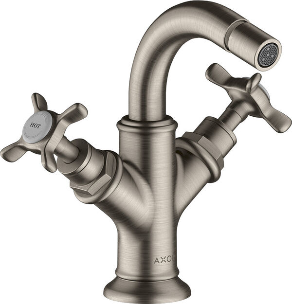 Bidetbatterie Axor Montreux Edelstahloptik image number 0