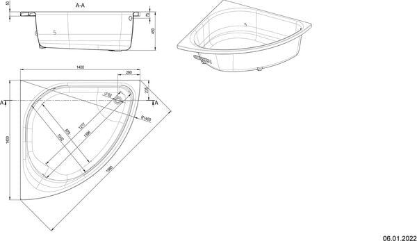 Eckbadewanne Schmidlin Canto weiss image number 1