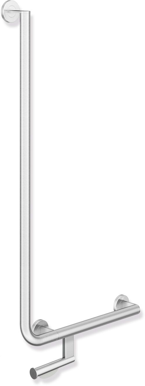 Barre d'appui d'angle Hewi 900 Acier inoxydable mat Barre d'appui d'angle Hewi 900 Acier inoxydable mat