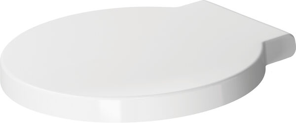 Sedile WC Philippe Starck 1 con coperchio, abbassamento automatico, cerniera a piastra in acciaio inossidabile image number 0