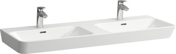Doppelwaschtisch Laufen Moderna R 124 x 46.5 cm Weiss image number 0
