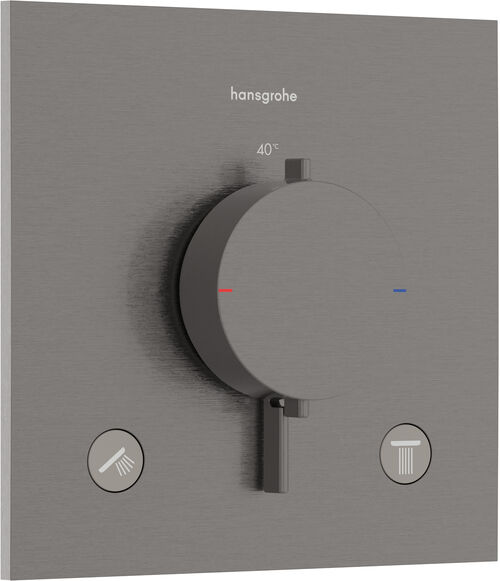 Duschsystem Hansgrohe Ecostat Comfort E Brushed black chrome