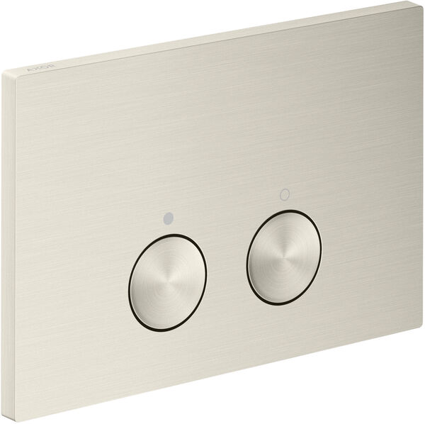 Betätigungsplatte Axor Flush Plate, Zweimengenbetätigung von vorne, zu Geberit Sigma image number 0