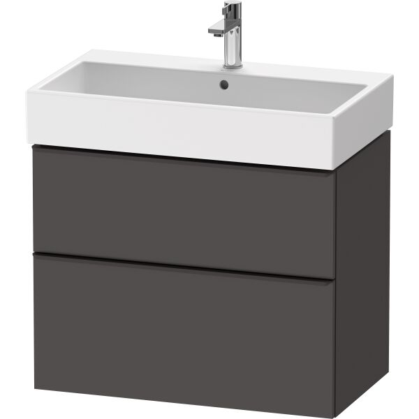 Meuble sous-lavabo Duravit D-Neo Graphite mat image number 1