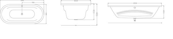 Badewanne Kaldewei Vaio Duo Oval weiss Cleaneffekt image number 1