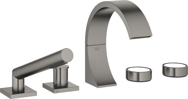 Wannenf&uuml;llkombination Dornbracht Cyo, 5-Loch Dark platinum matt image number 0
