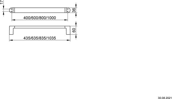 Badetuchstange Keuco Elegance Verchromt image number 1