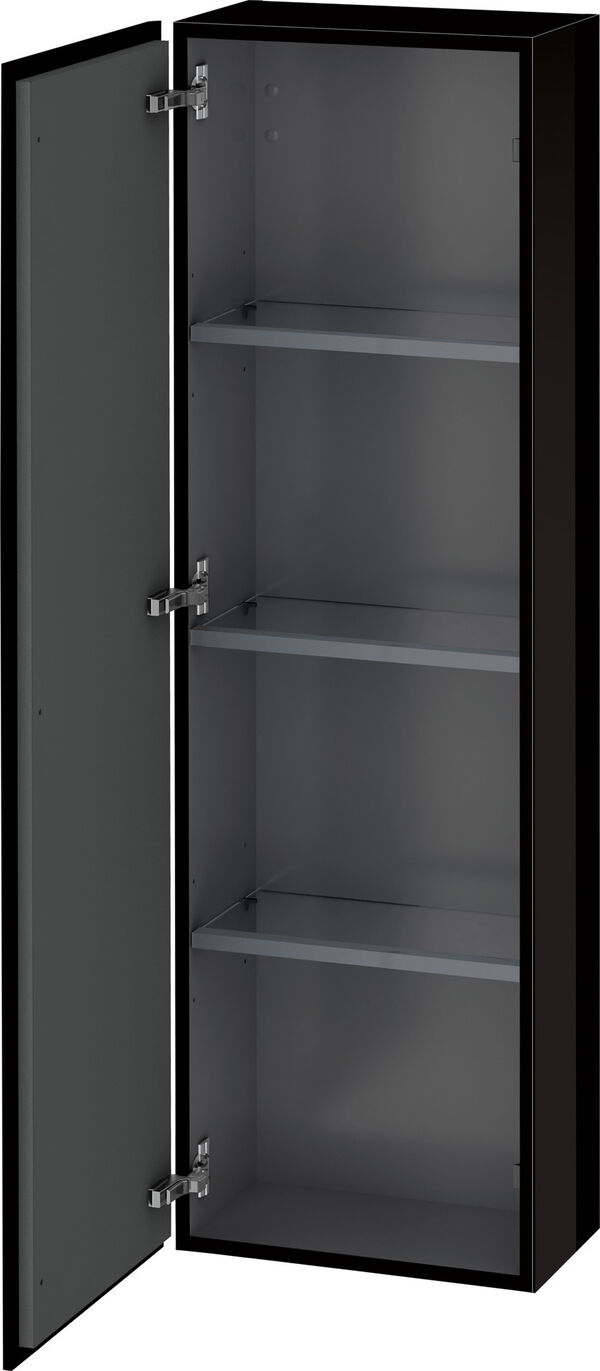 Seitenschrank L-Cube schwarz hochglanz image number 0