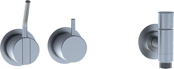 Duschenmischer-Endmontageset Vola Weiss matt image number 0