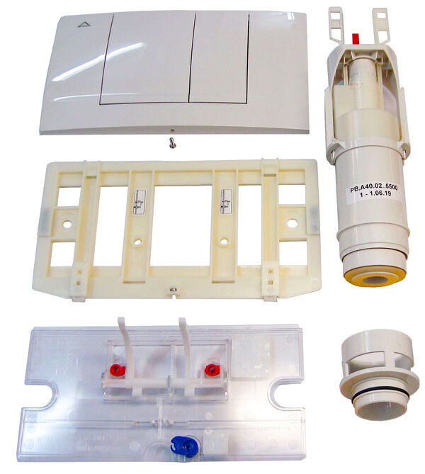 Set de transformation Friabloc pour plaque de recouvrement F 100 dans F 102 rin&ccedil; Blanc image number 0