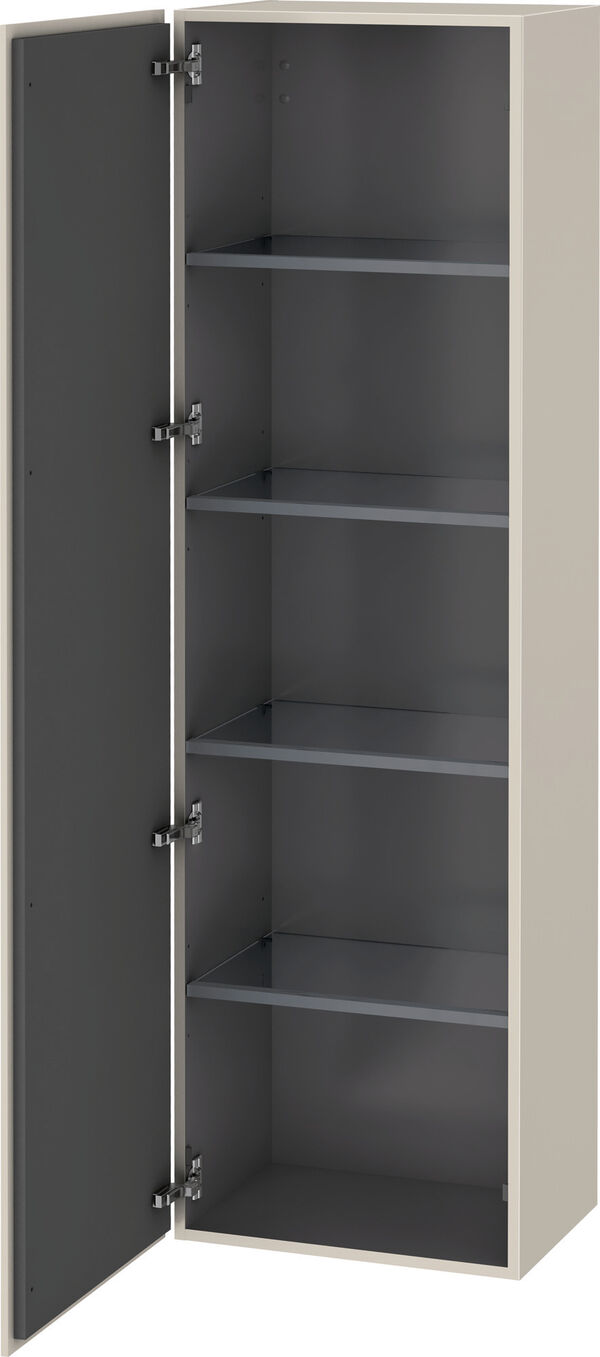 Armoire haute L-Cube Taupe image number 0