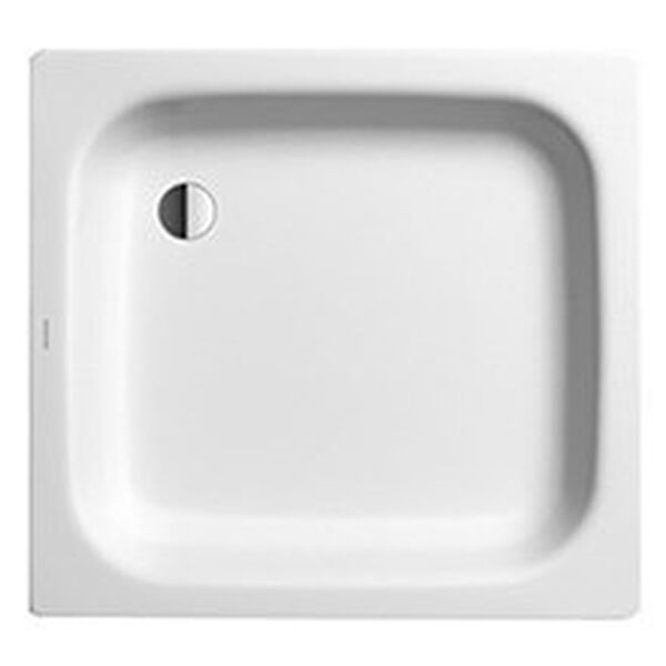 Vasca da doccia Kaldewei Sanidusch, 80 x 75 x 14 cm, in acciaio, isolazione fonica, scarico sulla image number 0