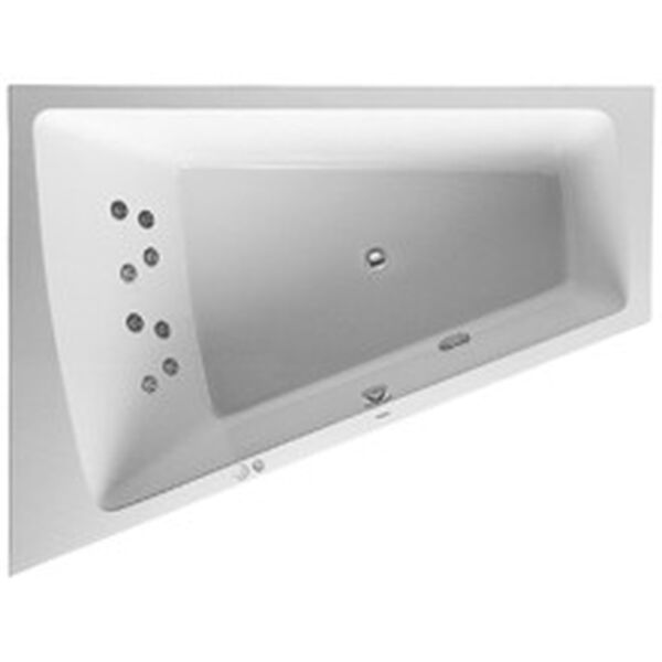 Vasca da bagno ad angolo Duravit Paiova, sistema Jet per angolo a sin. 170 x 130/62 cm image number 0
