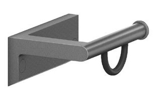 Papierhalter Nosag Normbau Cavere schwarz matt