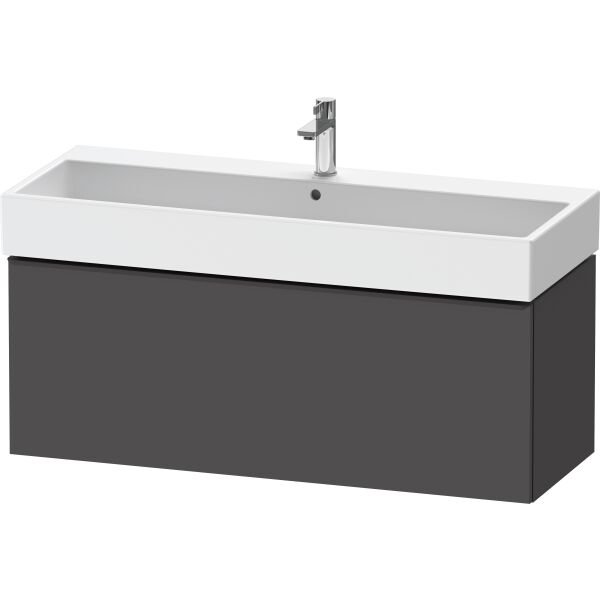 Armadio sottolavabo Duravit D-Neo grafite opaco image number 1