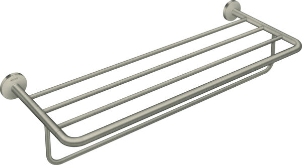 Handtuchablage mit Handtuchhalter Axor Universal Circular Brushed nickel image number 0