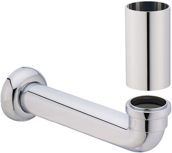 Anschlussstutzen Urinoir Villeroy + Boch, Rosette Ablaufbogen, Rohr 15 cm image number 0