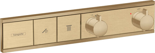 Syst&egrave;me de douche Hansgrohe Rain Select Brushed bronze