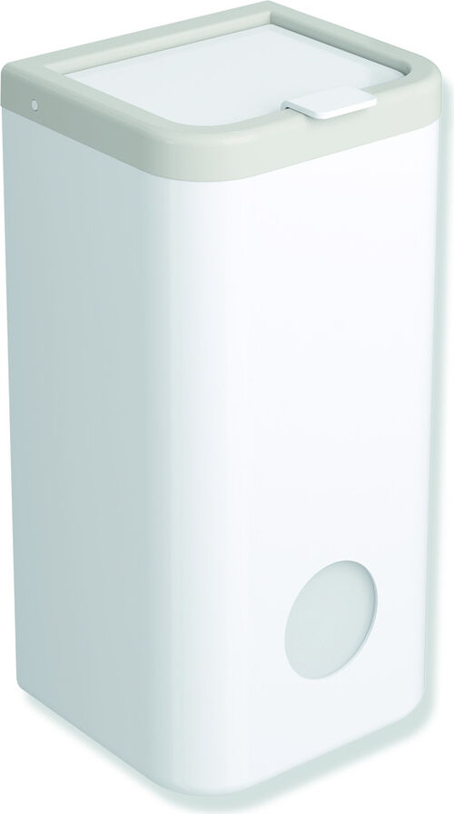 Hygienekombination Hewi 477 Signalweiss Rahmenelement Lichtgrau