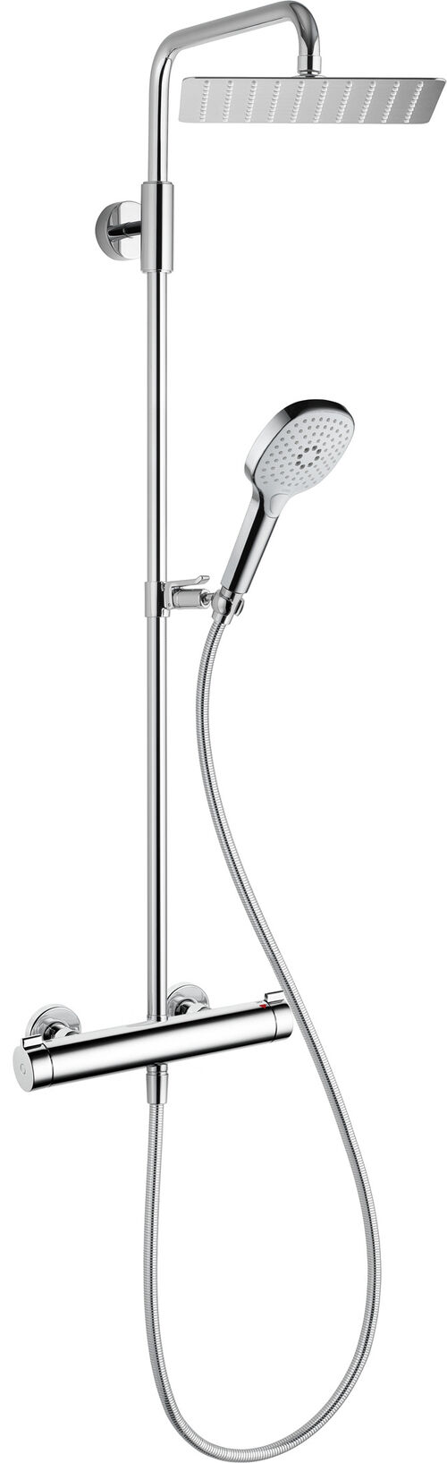 Duschsystem KWC Design Verchromt