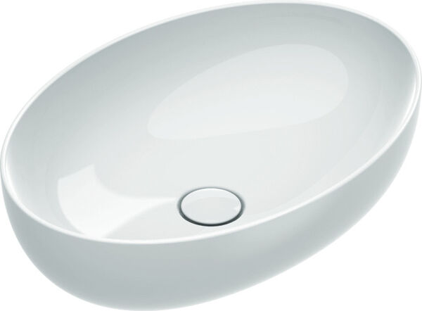 Lavabo d'appoggio Catalano Sfera, 60 x 42 cm altezza 16 cm senza troppopieno image number 0