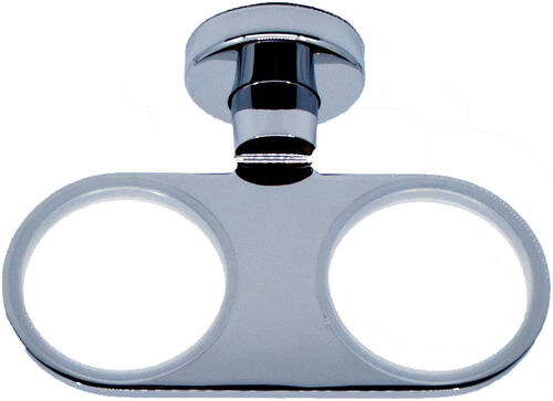 Portabicchiere doppio Alterna rondo Cromato