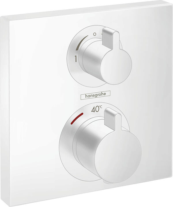 Duschsystem Hansgrohe Ecostat Square Weiss matt image number 0
