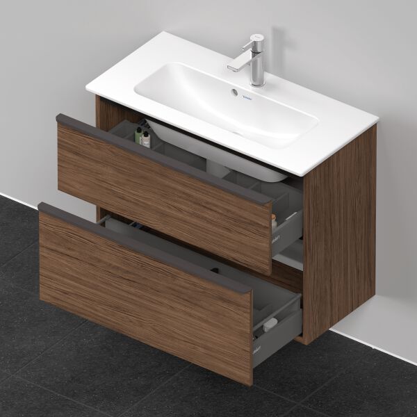 Waschtischm&ouml;bel Duravit D-Neo Nussbaum dunkel image number 3